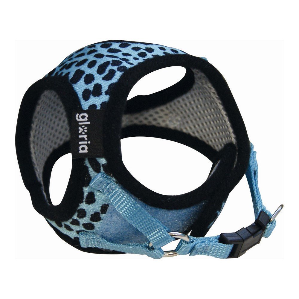 Dog harness Gloria Leopard 40-50 cm Blue Size L