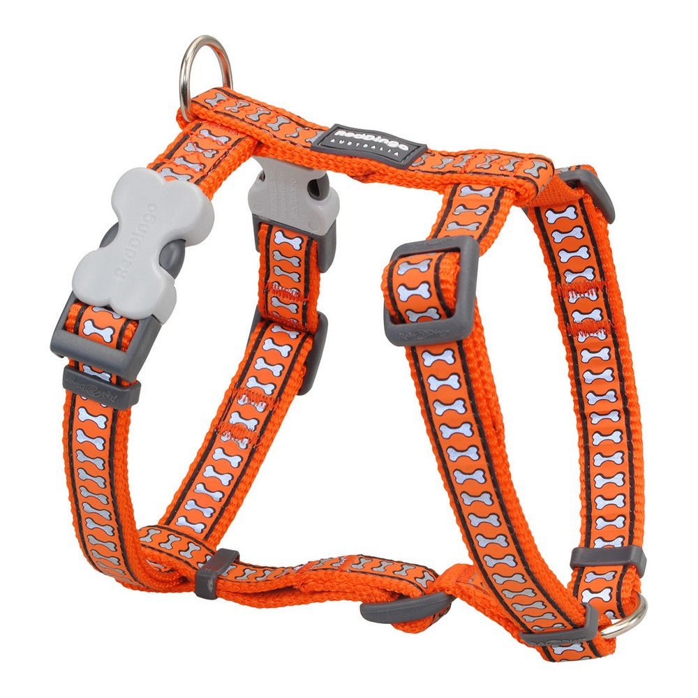 Dog Harness Red Dingo Ivory Reflective 25-39 cm Orange