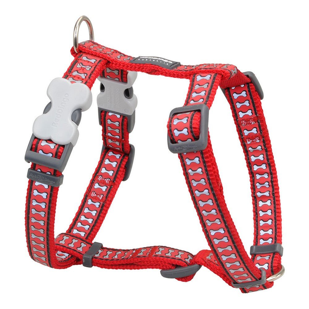 Dog Harness Red Dingo Ivory Reflective 25-39 cm Red