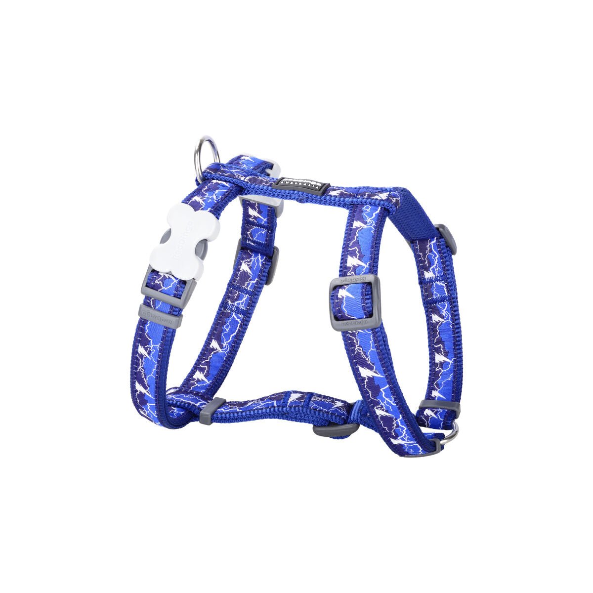 Dog harness Red Dingo Lightning 25-39 cm Navy blue