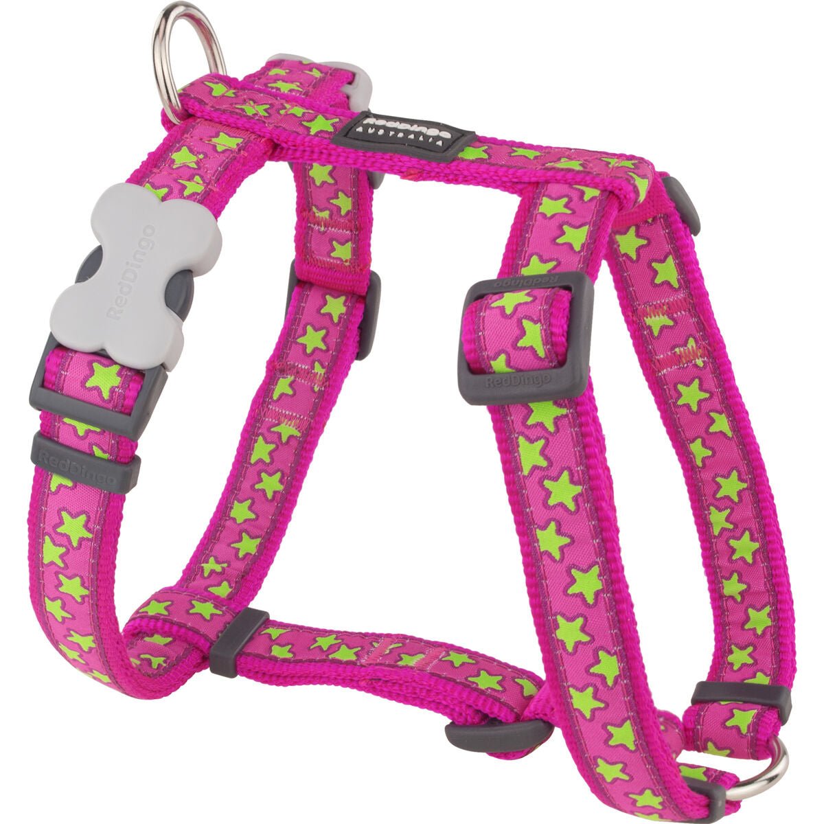 Dog harness Red Dingo On Hot 25-39 cm Pink