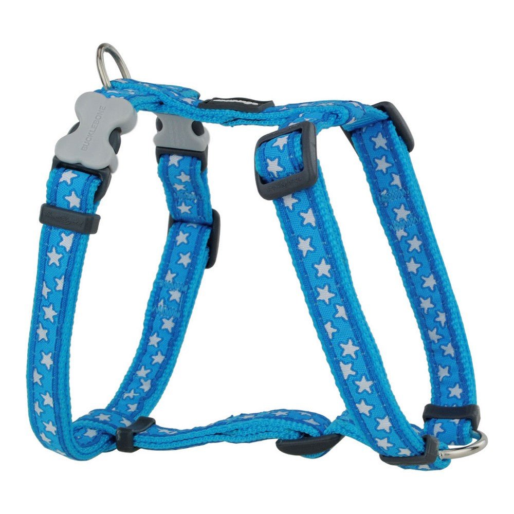 Dog harness Red Dingo Style Blue Star 30-48 cm