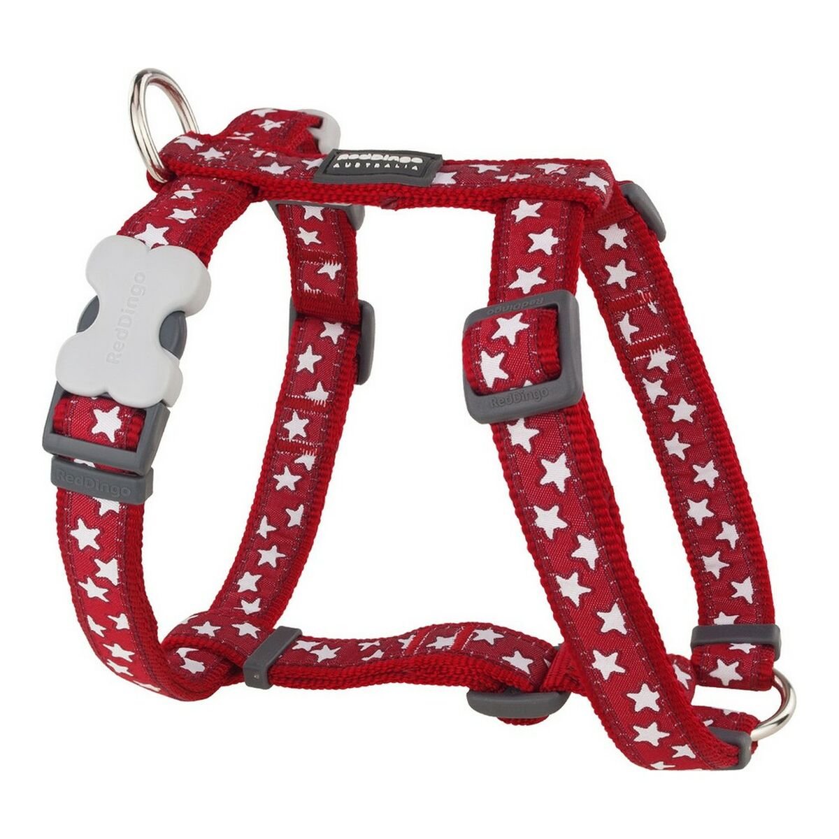 Hundsele Red Dingo Style Röd Stjärna 25-39 cm - Red Dingo | Valpoteket