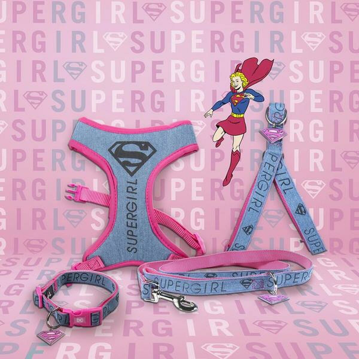 Hundsele Superman Rosa S/M - Superman | Valpoteket