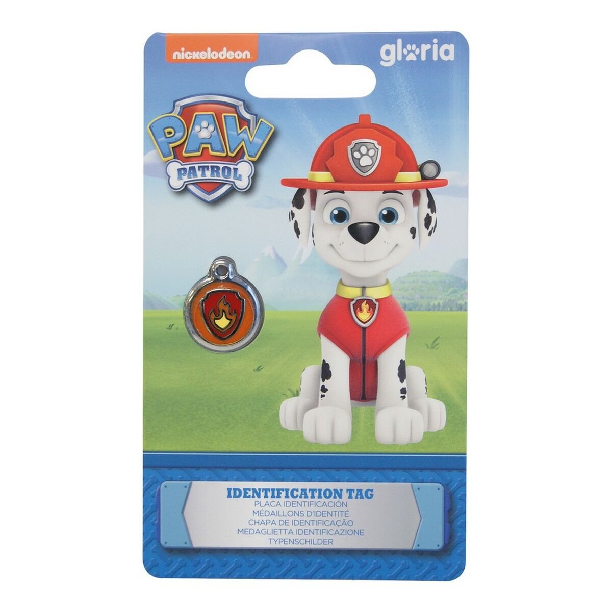 Id bricka hund för halsband The Paw Patrol Marshall Storlek S - The Paw Patrol | Valpoteket