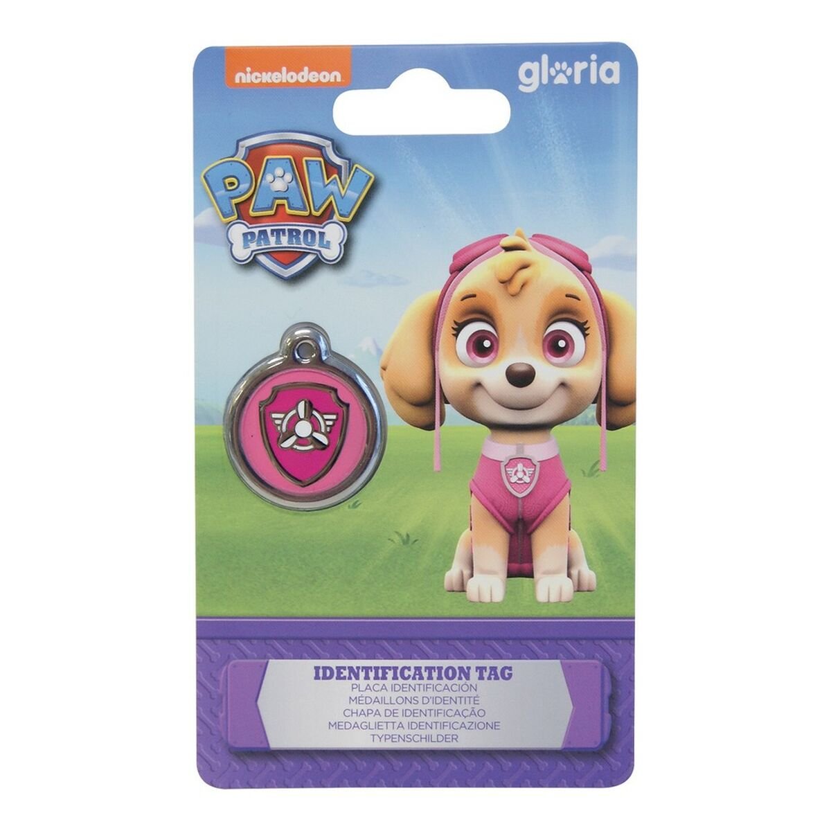 Id tag dog for collar The Paw Patrol Skye Size M