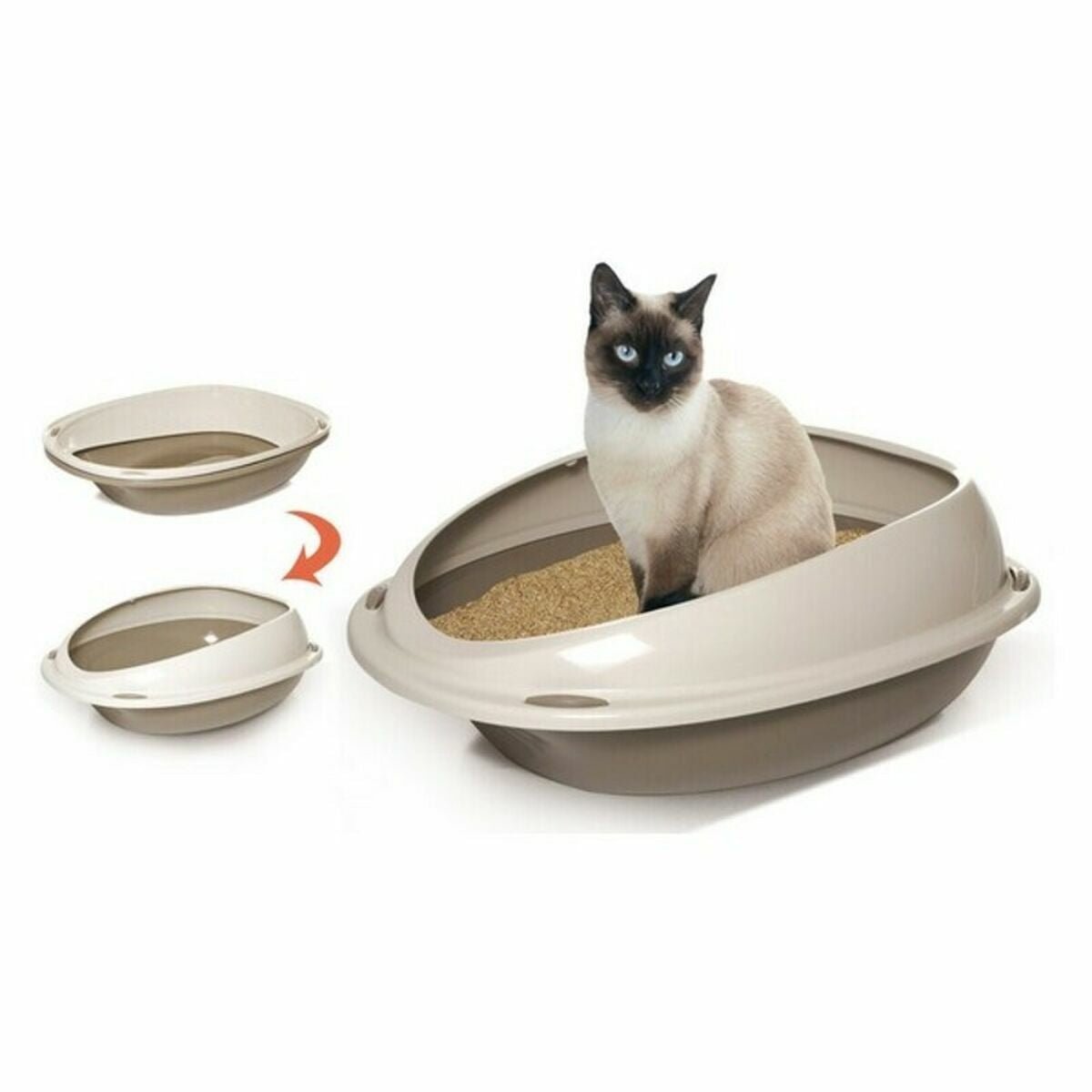 Cat box Georplast GP10530 45 x 36 x 15 cm (7 number)