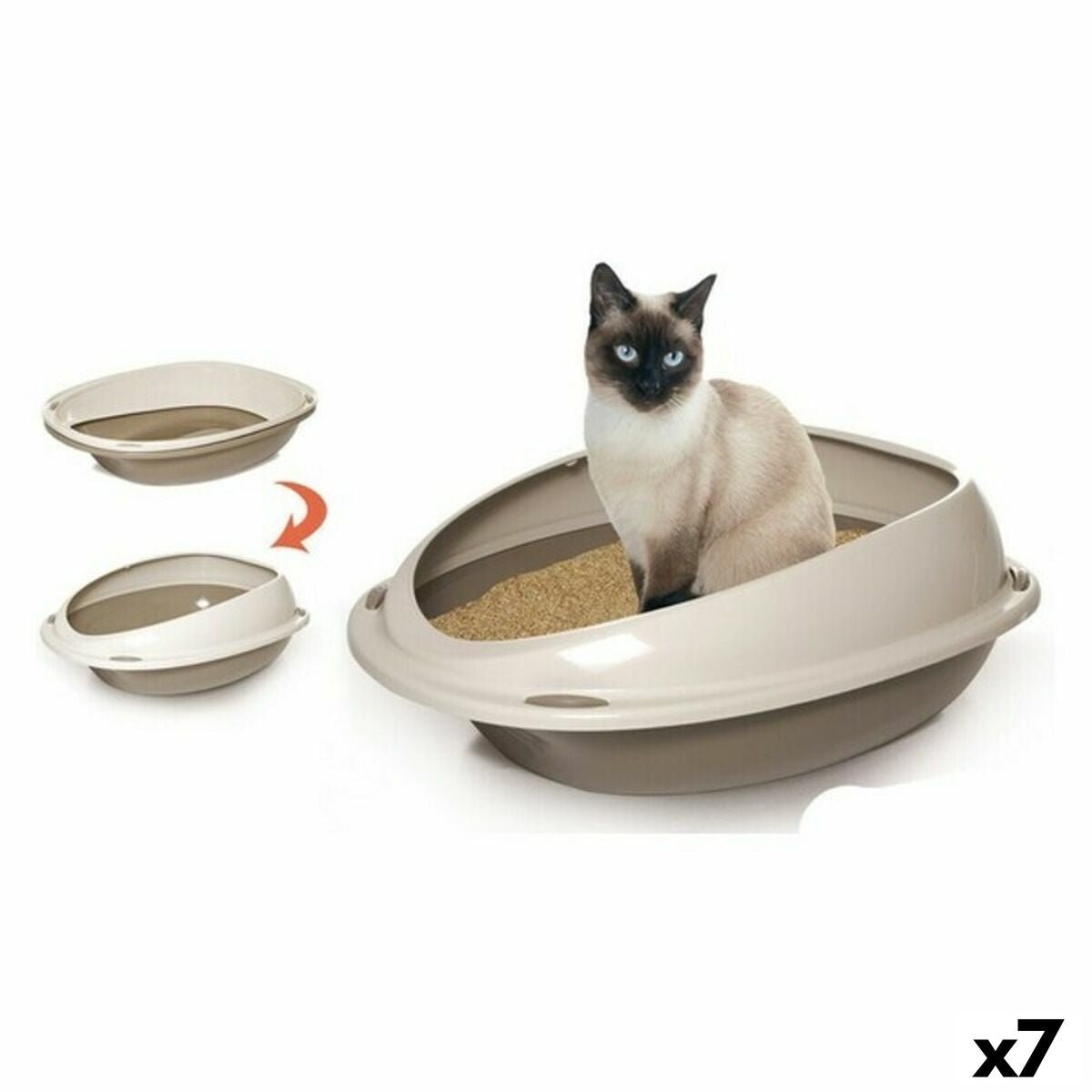 Cat box Georplast GP10533 57 x 40 x 19 cm (7 number) (57 cm)