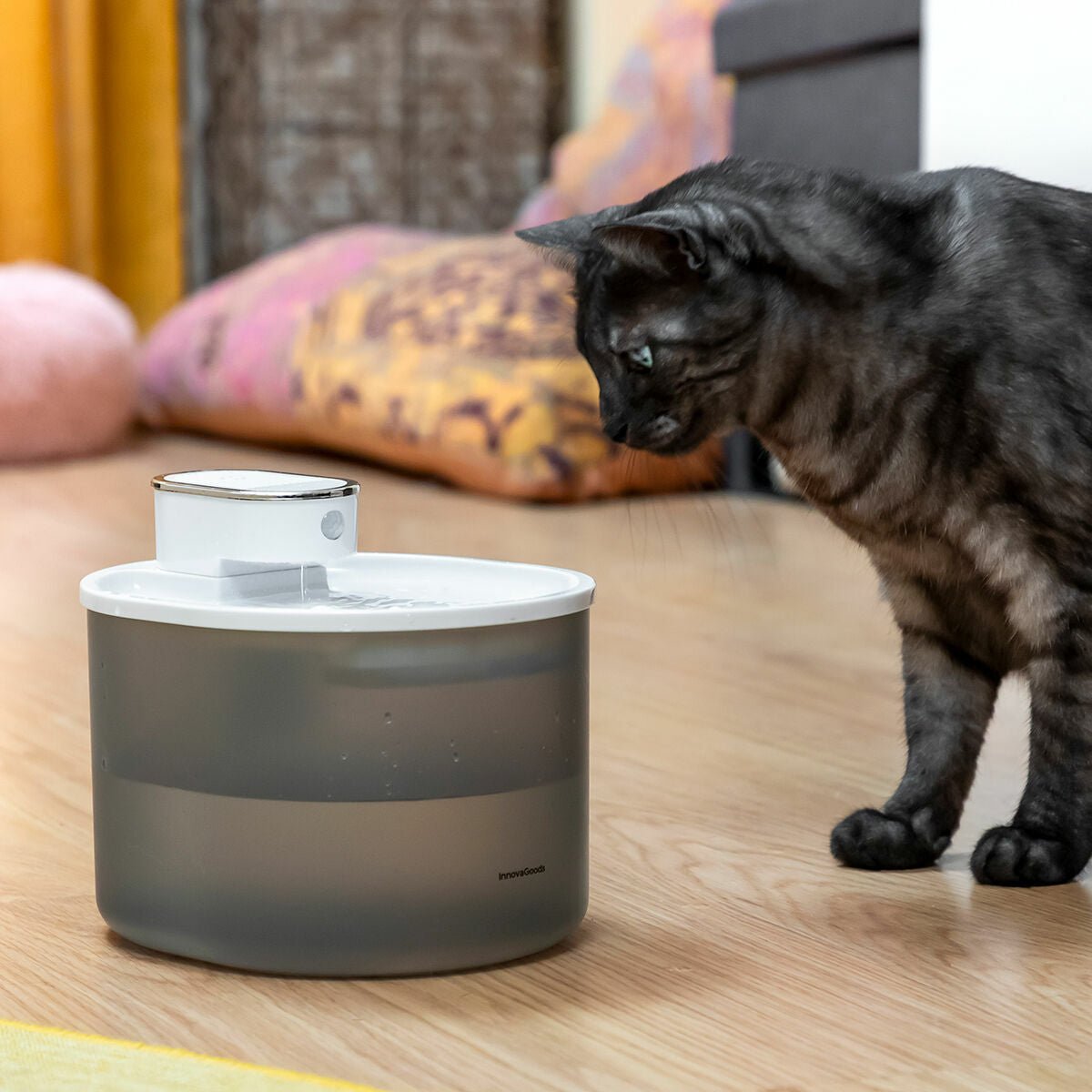 Rechargeable Cat Fountain with Sensor Refopet InnovaGoods