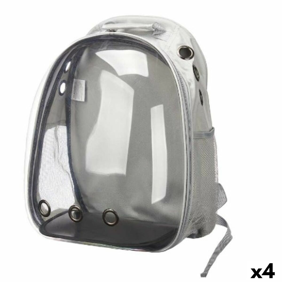 Backpack for pets Gray Transparent 33 x 12 x 42 cm