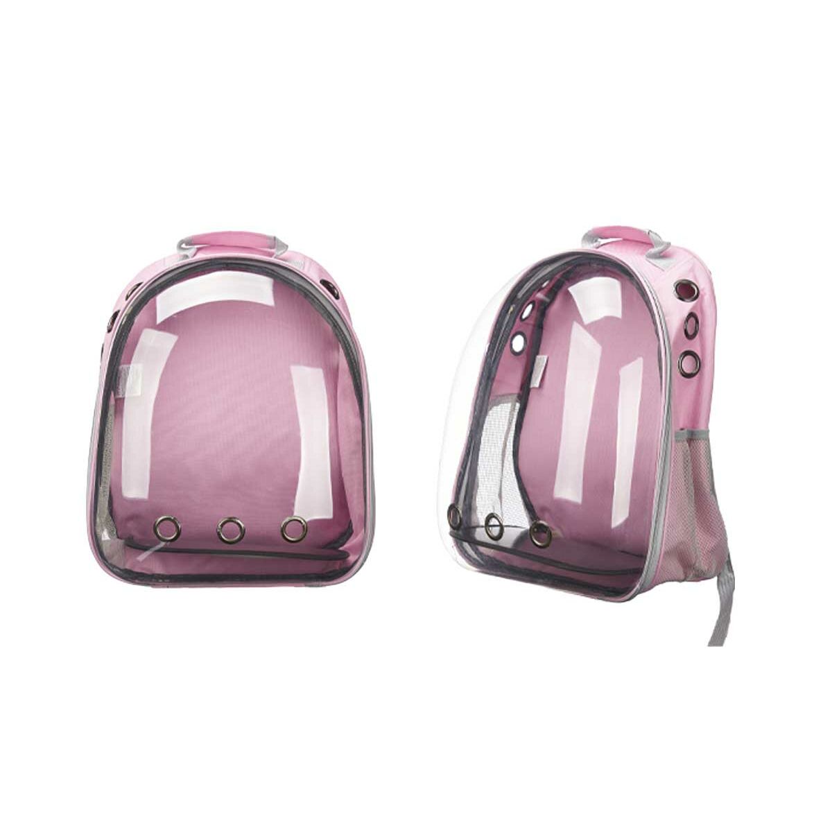 Backpack for pets Pink Transparent 43 x 26 x 33 cm