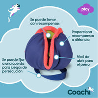 Training toy Coachi CHASE & TREAT Blå - Coachi | Valpoteket