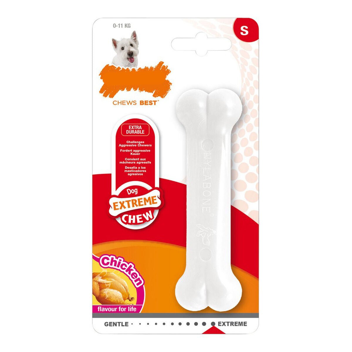 Tuggleksak för hundar Nylabone Extreme Chew Storlek L Kyckling Nylon - Nylabone | Valpoteket