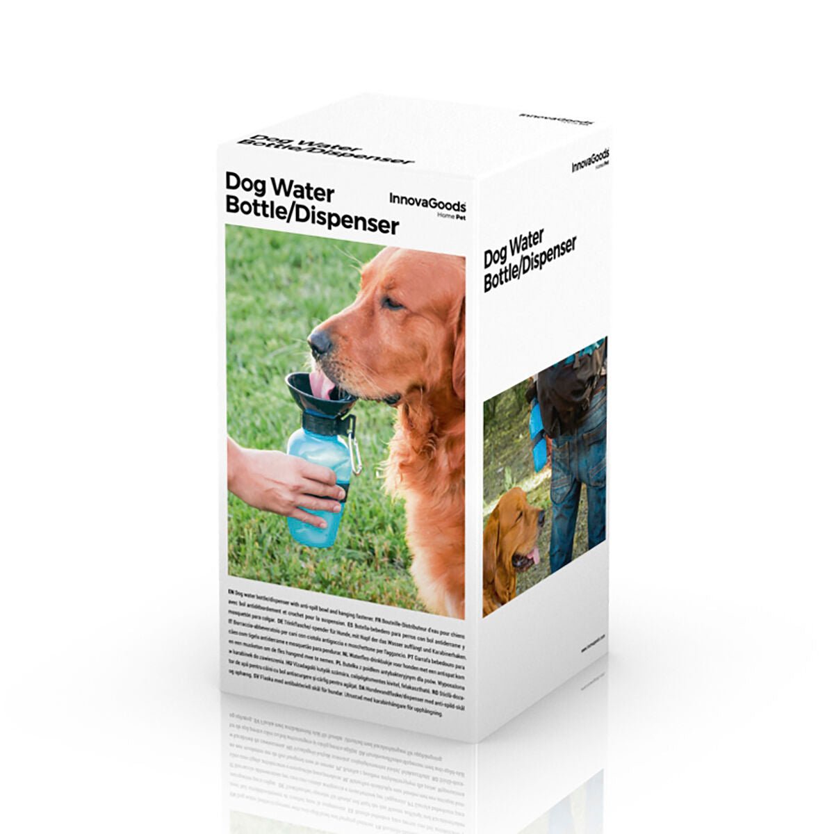 Water bottle with drinking bowl for dogs InnovaGoods